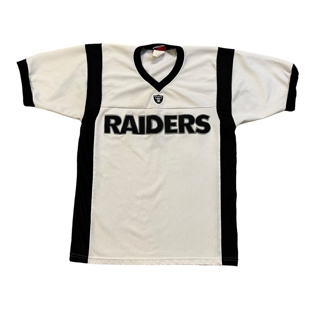 Vintage NFL Raiders Football Team Apparel Jersey Majestic Mens Size M No Number